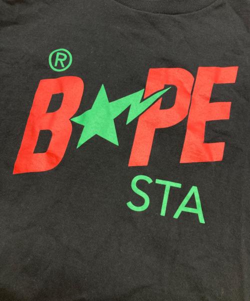 A BATHING APE（アベイシングエイプ）A BATHING APE (アベイシングエイプ) Bape Sta Tee ブラック サイズ:Sの古着・服飾アイテム