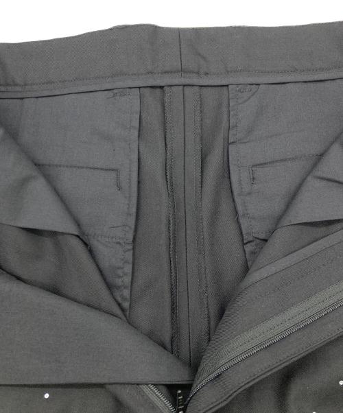 CAMPHOR WOOD（カンファーウッド）Camphor wood (カンファーウッド) wide baggy rhinestone slacks ブラック サイズ:Lの古着・服飾アイテム