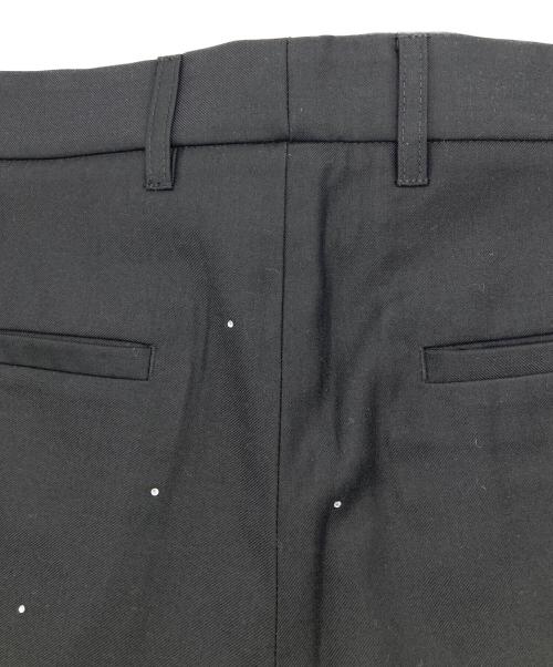CAMPHOR WOOD（カンファーウッド）Camphor wood (カンファーウッド) wide baggy rhinestone slacks ブラック サイズ:Lの古着・服飾アイテム