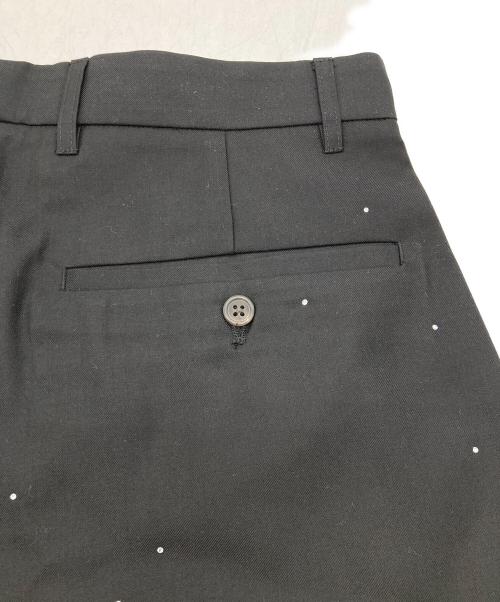 CAMPHOR WOOD（カンファーウッド）Camphor wood (カンファーウッド) wide baggy rhinestone slacks ブラック サイズ:Lの古着・服飾アイテム