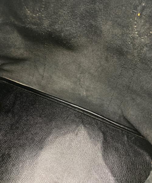 COMME des GARCONS（コムデギャルソン）COMME des GARCONS (コムデギャルソン) ヴィンテージレザーボストンバッグ ブラックの古着・服飾アイテム