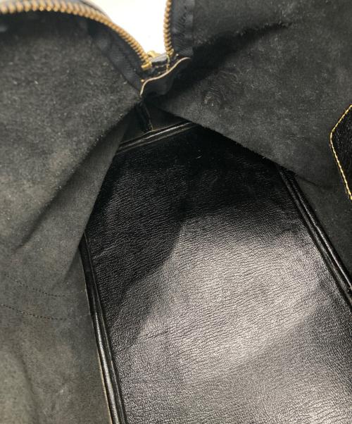 COMME des GARCONS（コムデギャルソン）COMME des GARCONS (コムデギャルソン) ヴィンテージレザーボストンバッグ ブラックの古着・服飾アイテム