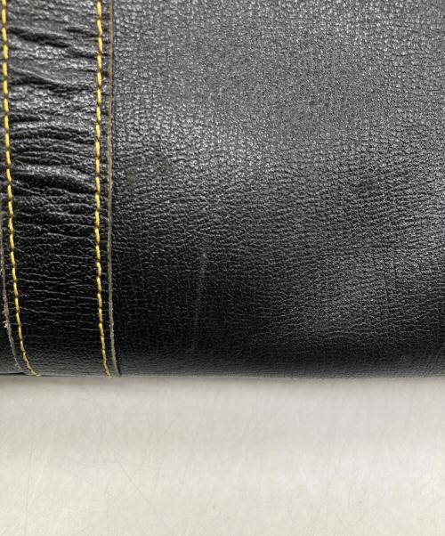 COMME des GARCONS（コムデギャルソン）COMME des GARCONS (コムデギャルソン) ヴィンテージレザーボストンバッグ ブラックの古着・服飾アイテム