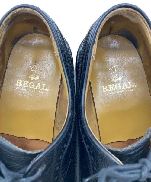 REGAL（リーガル）REGAL (リーガル) ウィングチップシューズ ブラック サイズ:8の古着・服飾アイテム
