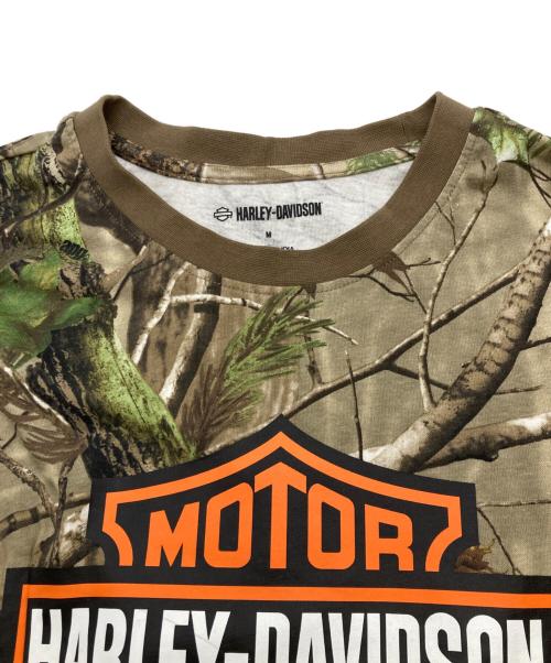 HARLEY-DAVIDSON（ハーレーダビッドソン）HARLEY-DAVIDSON (ハーレーダビッドソン) H-D Realtree APG ロングスリーブTシャツ オリーブ サイズ:Mの古着・服飾アイテム