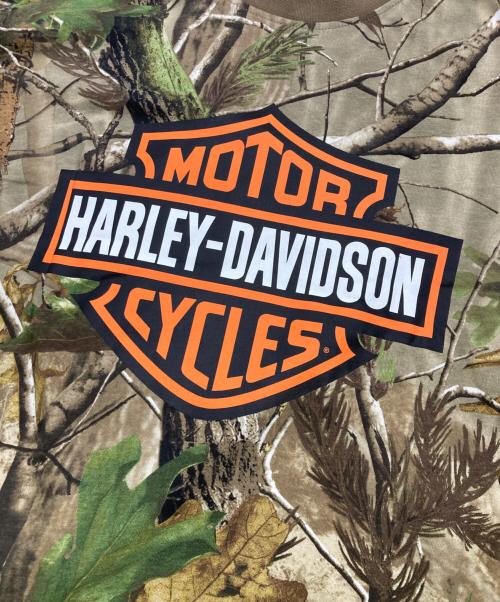 HARLEY-DAVIDSON（ハーレーダビッドソン）HARLEY-DAVIDSON (ハーレーダビッドソン) H-D Realtree APG ロングスリーブTシャツ オリーブ サイズ:Mの古着・服飾アイテム