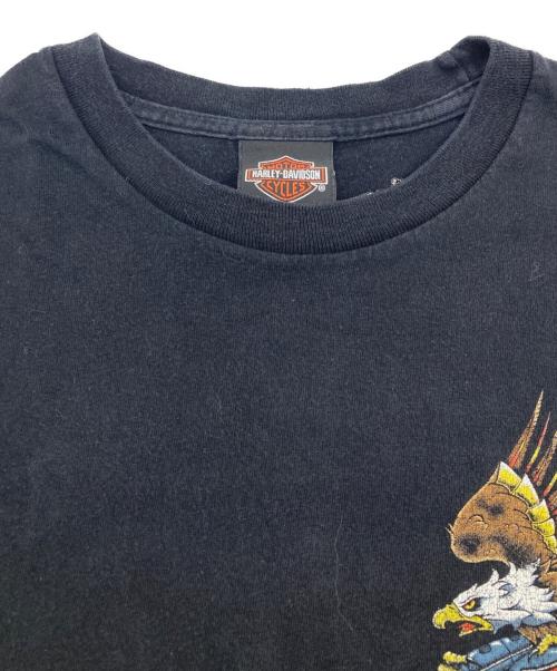 HARLEY-DAVIDSON（ハーレーダビッドソン）HARLEY-DAVIDSON (ハーレーダビッドソン) ROCK AND ROLL TEE ブラック サイズ:Ｌの古着・服飾アイテム