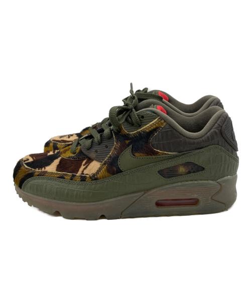 NIKE（ナイキ）NIKE (ナイキ) Air Max 90 Croc Camo オリーブ サイズ:27の古着・服飾アイテム