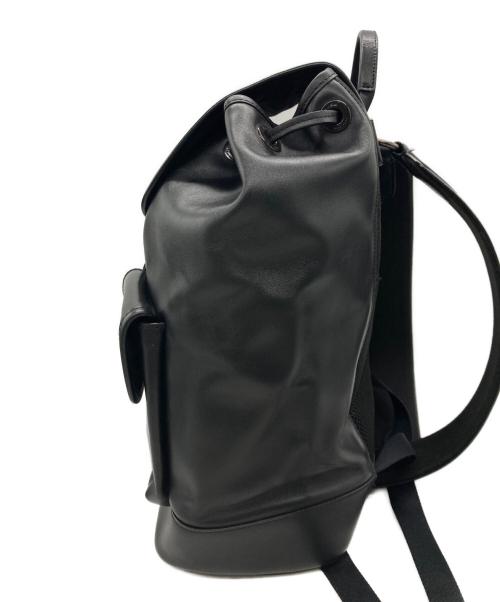 COACH（コーチ）COACH (コーチ) レザーヘリテージバックパック ブラックの古着・服飾アイテム
