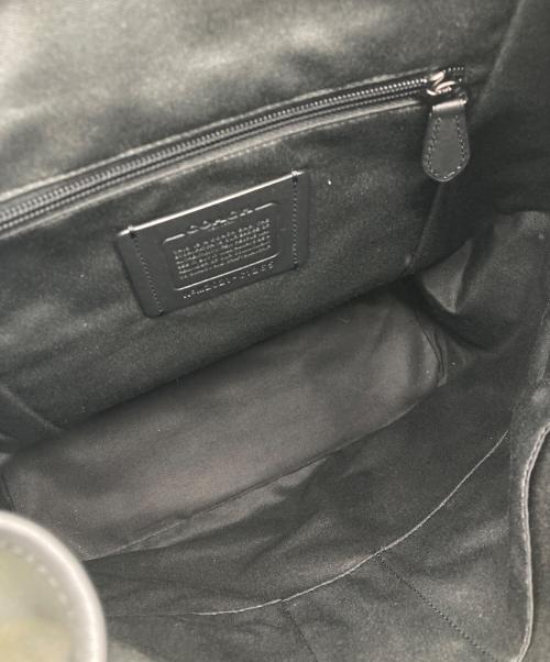 COACH（コーチ）COACH (コーチ) レザーヘリテージバックパック ブラックの古着・服飾アイテム