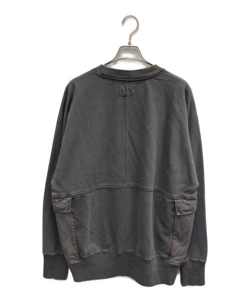 THE NORTHFACE PURPLELABEL（ザ・ノースフェイス パープルレーベル）THE NORTHFACE PURPLELABEL (ザ・ノースフェイス パープルレーベル) 11oz Crewneck Sweatshirt Sax グレー サイズ:Mの古着・服飾アイテム