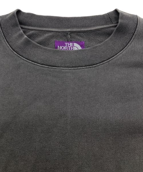 THE NORTHFACE PURPLELABEL（ザ・ノースフェイス パープルレーベル）THE NORTHFACE PURPLELABEL (ザ・ノースフェイス パープルレーベル) 11oz Crewneck Sweatshirt Sax グレー サイズ:Mの古着・服飾アイテム
