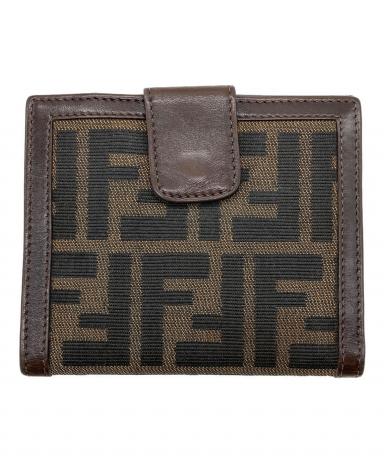 FENDI　フェンディ　ズッカ柄　2点 まとめ売り 中古・古着通販】FENDI (フェンディ) ズッカ柄2つ折り財布 ブラウン