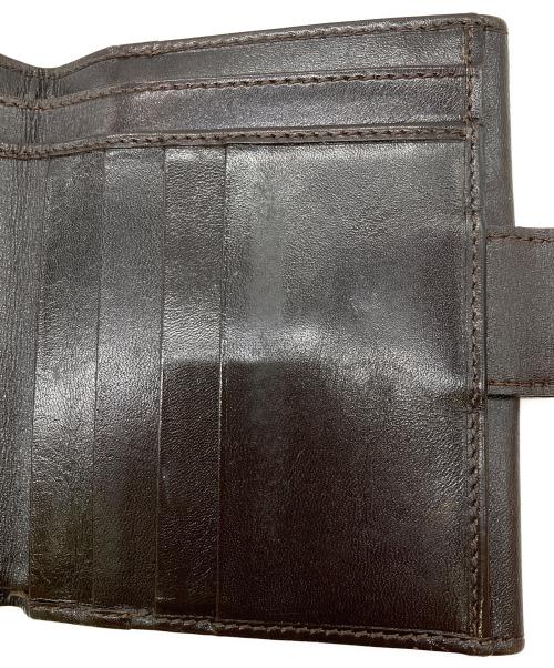 FENDI（フェンディ）FENDI (フェンディ) ズッカ柄2つ折り財布 ブラウンの古着・服飾アイテム