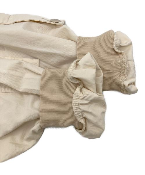 blanc basque（ブランバスク）BLANC basque (ブランバスク) コットンテンセルツイルシャツブルゾン ベージュ サイズ:38の古着・服飾アイテム