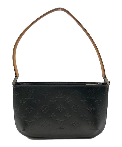 LOUIS VUITTON（ルイ ヴィトン）LOUIS VUITTON (ルイ ヴィトン) ハンドバッグ/マット ファウラー ブラック×ブラウンの古着・服飾アイテム
