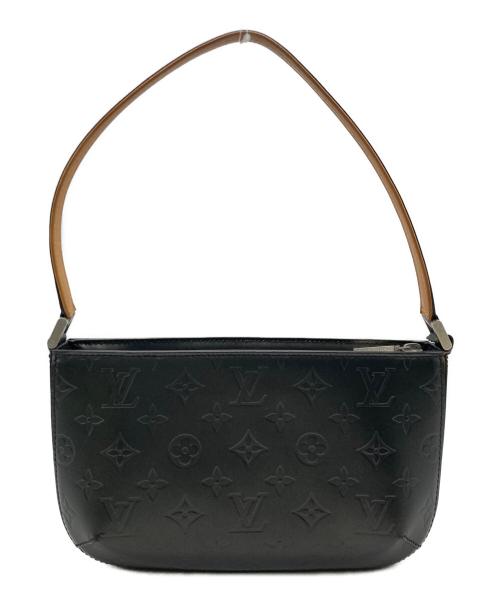LOUIS VUITTON（ルイ ヴィトン）LOUIS VUITTON (ルイ ヴィトン) ハンドバッグ/マット ファウラー ブラック×ブラウンの古着・服飾アイテム