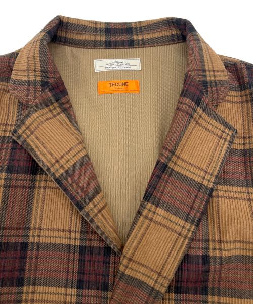 JOURNAL STANDARD relume（ジャーナルスタンダード レリューム）JOURNAL STANDARD relume (ジャーナルスタンダード レリューム) チェックセットアップ ブラウン サイズ:tops M、pt Sの古着・服飾アイテム