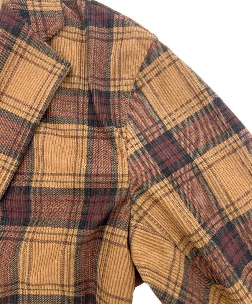 JOURNAL STANDARD relume（ジャーナルスタンダード レリューム）JOURNAL STANDARD relume (ジャーナルスタンダード レリューム) チェックセットアップ ブラウン サイズ:tops M、pt Sの古着・服飾アイテム