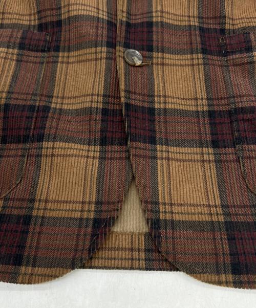 JOURNAL STANDARD relume（ジャーナルスタンダード レリューム）JOURNAL STANDARD relume (ジャーナルスタンダード レリューム) チェックセットアップ ブラウン サイズ:tops M、pt Sの古着・服飾アイテム