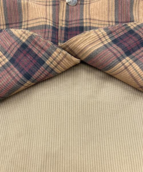 JOURNAL STANDARD relume（ジャーナルスタンダード レリューム）JOURNAL STANDARD relume (ジャーナルスタンダード レリューム) チェックセットアップ ブラウン サイズ:tops M、pt Sの古着・服飾アイテム
