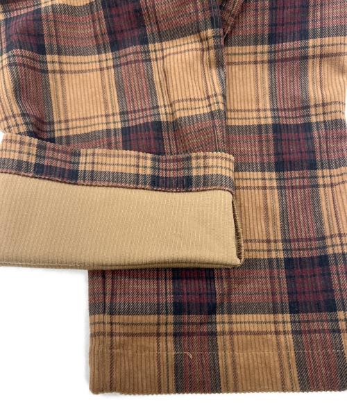 JOURNAL STANDARD relume（ジャーナルスタンダード レリューム）JOURNAL STANDARD relume (ジャーナルスタンダード レリューム) チェックセットアップ ブラウン サイズ:tops M、pt Sの古着・服飾アイテム