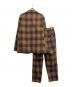 JOURNAL STANDARD relume (ジャーナルスタンダード レリューム) チェックセットアップ ブラウン サイズ:tops M、pt S：5000円