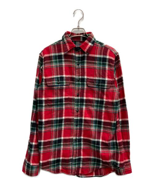 POLO RALPH LAUREN（ポロ・ラルフローレン）POLO RALPH LAUREN (ポロ・ラルフローレン) タータンチェックネルシャツ レッド サイズ:Sの古着・服飾アイテム