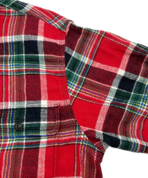 POLO RALPH LAUREN（ポロ・ラルフローレン）POLO RALPH LAUREN (ポロ・ラルフローレン) タータンチェックネルシャツ レッド サイズ:Sの古着・服飾アイテム