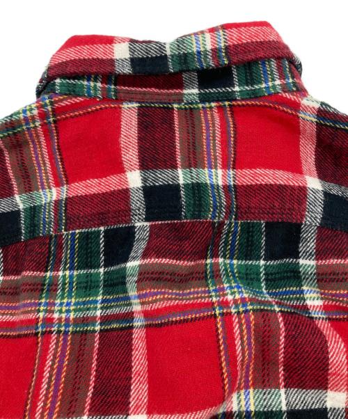 POLO RALPH LAUREN（ポロ・ラルフローレン）POLO RALPH LAUREN (ポロ・ラルフローレン) タータンチェックネルシャツ レッド サイズ:Sの古着・服飾アイテム
