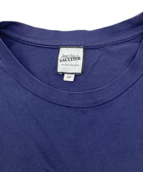 Jean Paul GAULTIER（ジャンポールゴルチェ）Jean Paul GAULTIER (ジャンポールゴルチェ) Sept Premieres T shirt ネイビー サイズ:38の古着・服飾アイテム