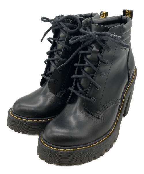 Dr.Martens（ドクターマーチン）Dr.Martens (ドクターマーチン) 6ホール Persephone ヒールブーツ ブラック サイズ:UK3の古着・服飾アイテム