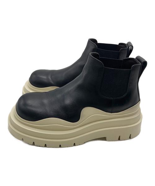 BOTTEGA VENETA（ボッテガベネタ）BOTTEGA VENETA (ボッテガベネタ) タイヤサイドゴアブーツ ブラック サイズ:39の古着・服飾アイテム