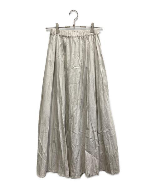 KAGURE（カグレ）KAGURE (カグレ) コットンクリンクルスカート グレー サイズ:FREEの古着・服飾アイテム