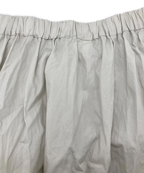 KAGURE（カグレ）KAGURE (カグレ) コットンクリンクルスカート グレー サイズ:FREEの古着・服飾アイテム