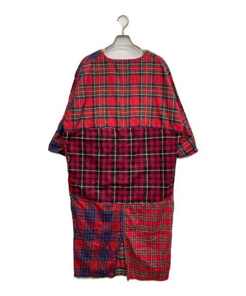 KAPITAL（キャピタル）KAPITAL (キャピタル) チェックワンピース レッド×ネイビー サイズ:Sの古着・服飾アイテム