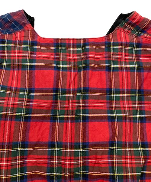 KAPITAL（キャピタル）KAPITAL (キャピタル) チェックワンピース レッド×ネイビー サイズ:Sの古着・服飾アイテム