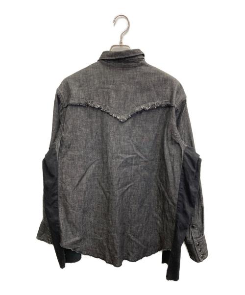 Wrangler（ラングラー）Wrangler (ラングラー) US ORIGINALS/127MW リメイクデニムシャツ ブラック サイズ:Sの古着・服飾アイテム