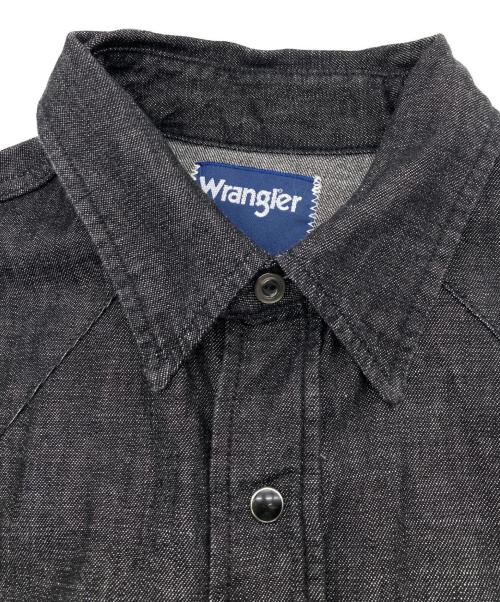 Wrangler（ラングラー）Wrangler (ラングラー) US ORIGINALS/127MW リメイクデニムシャツ ブラック サイズ:Sの古着・服飾アイテム