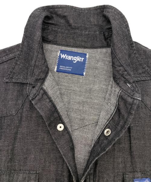 Wrangler（ラングラー）Wrangler (ラングラー) US ORIGINALS/127MW リメイクデニムシャツ ブラック サイズ:Sの古着・服飾アイテム
