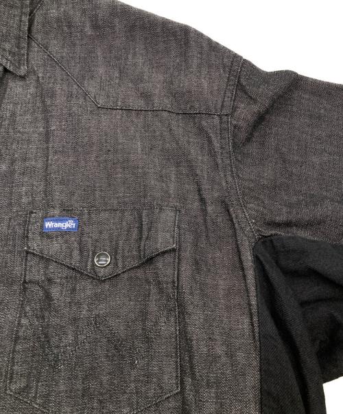 Wrangler（ラングラー）Wrangler (ラングラー) US ORIGINALS/127MW リメイクデニムシャツ ブラック サイズ:Sの古着・服飾アイテム