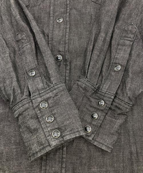 Wrangler（ラングラー）Wrangler (ラングラー) US ORIGINALS/127MW リメイクデニムシャツ ブラック サイズ:Sの古着・服飾アイテム
