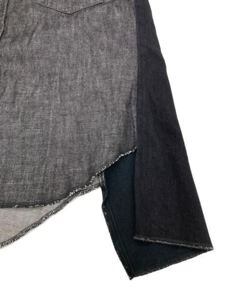 Wrangler（ラングラー）Wrangler (ラングラー) US ORIGINALS/127MW リメイクデニムシャツ ブラック サイズ:Sの古着・服飾アイテム