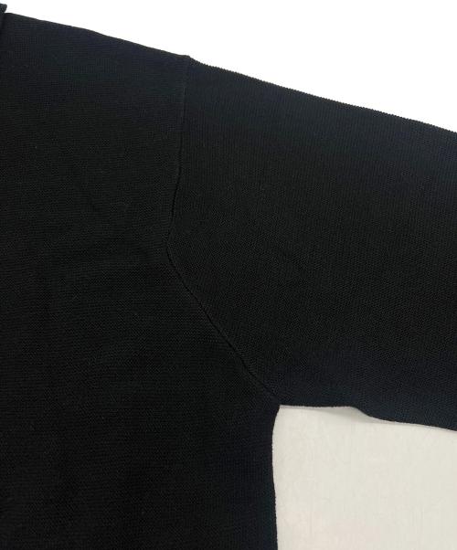 PENNEYS（ペニーズ）penneys (ペニーズ) ROPE EMB POLO CARDIGAN ブラック サイズ:Mの古着・服飾アイテム