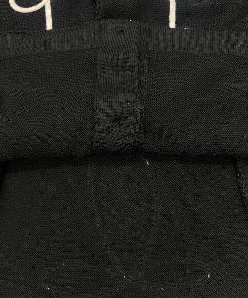 PENNEYS（ペニーズ）penneys (ペニーズ) ROPE EMB POLO CARDIGAN ブラック サイズ:Mの古着・服飾アイテム