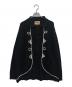 penneys（ペニーズ）の古着「ROPE EMB POLO CARDIGAN」｜ブラック