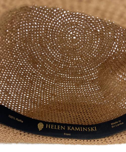 HELEN KAMINSKI（ヘレンカミンスキー）HELEN KAMINSKI (ヘレンカミンスキー) ストローハット ブラウンの古着・服飾アイテム