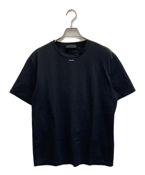 PRADA（プラダ）PRADA (プラダ) STRETCH COTTON Tシャツ ブラック サイズ:Mの古着・服飾アイテム