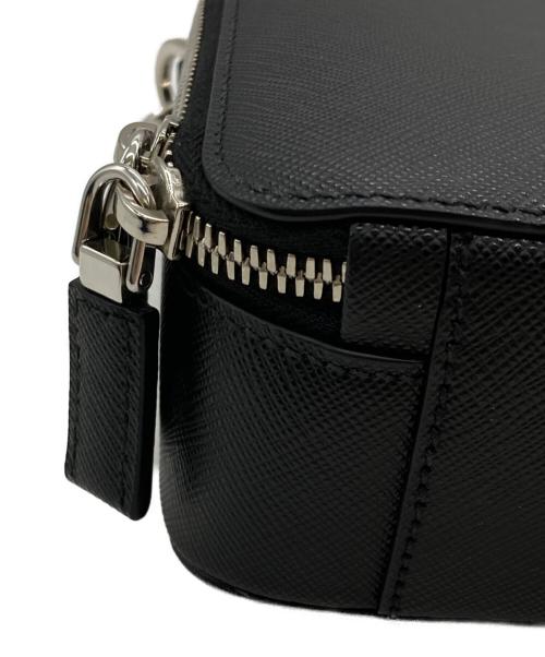 PRADA（プラダ）PRADA (プラダ) ブリックサファリアーノレザーバッグ ブラックの古着・服飾アイテム