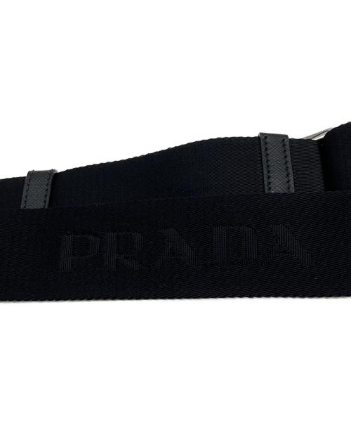 PRADA（プラダ）PRADA (プラダ) ブリックサファリアーノレザーバッグ ブラックの古着・服飾アイテム